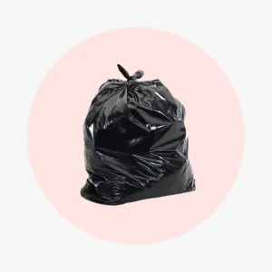 1 mil Trash Bags With Drawstring Black - 33 Gallon