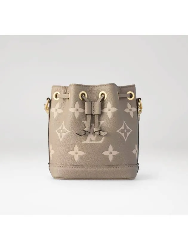 24 Years Women s Nanonoe Leather Mini Bag Cross Beige 46291