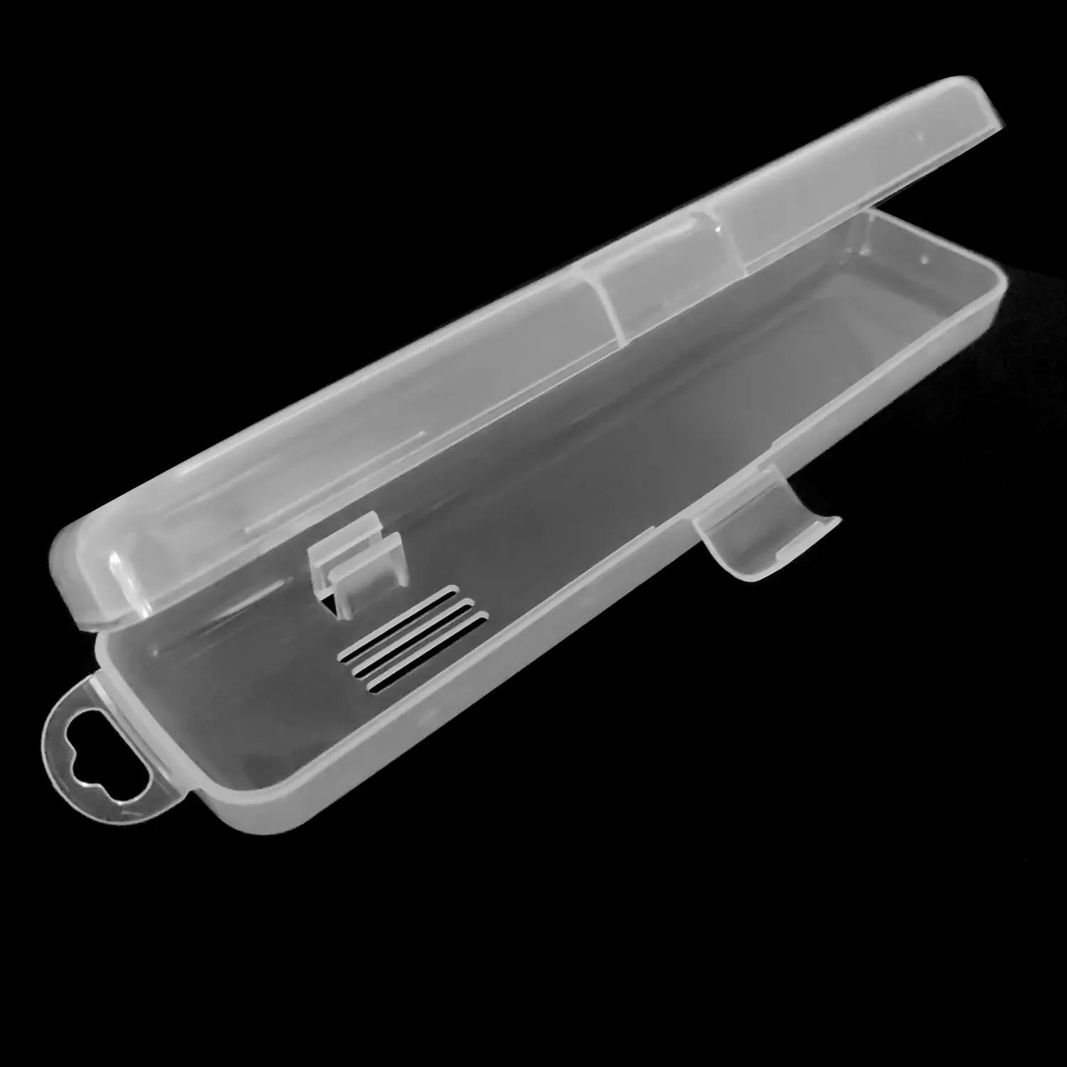 ALLY-MAGIC Travel Toothbrush Case Holder Portable Toothbrush Storage Box Transparent Toothbrush Carrying Box for Hiking Camping Business Trip Y4-TMYSH