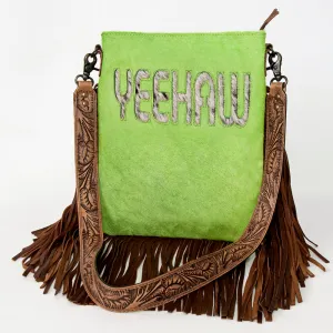 American Darling ADBGS192BB Messenger Hair-On Genuine Leather Women Bag Western Handbag Purse