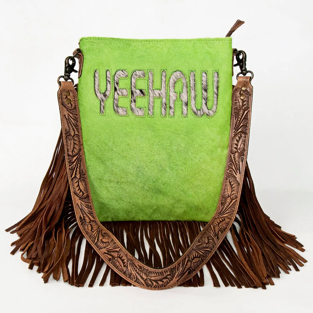 American Darling ADBGS192BB Messenger Hair-On Genuine Leather Women Bag Western Handbag Purse
