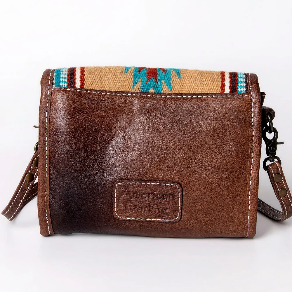 American Darling Messenger Saddle Blanket Genuine Leather women bag western handbag purse