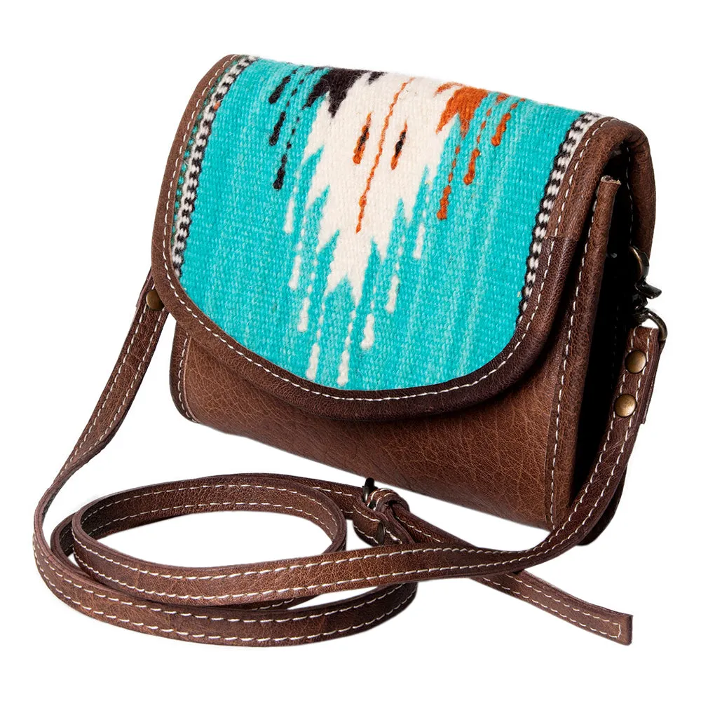 American Darling Messenger Saddle Blanket Genuine Leather women bag western handbag purse