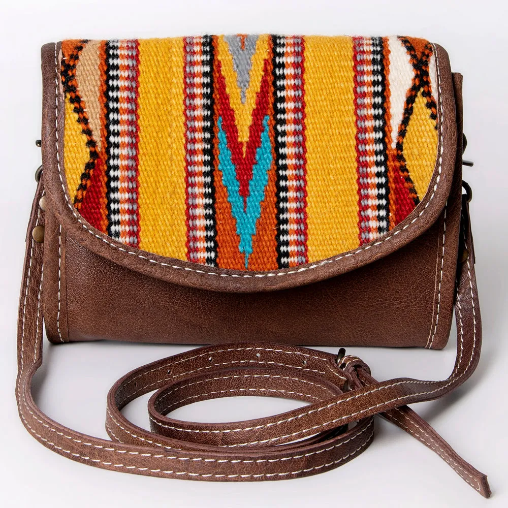 American Darling Messenger Saddle Blanket Genuine Leather women bag western handbag purse