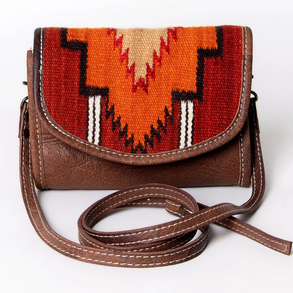 American Darling Messenger Saddle Blanket Genuine Leather women bag western handbag purse