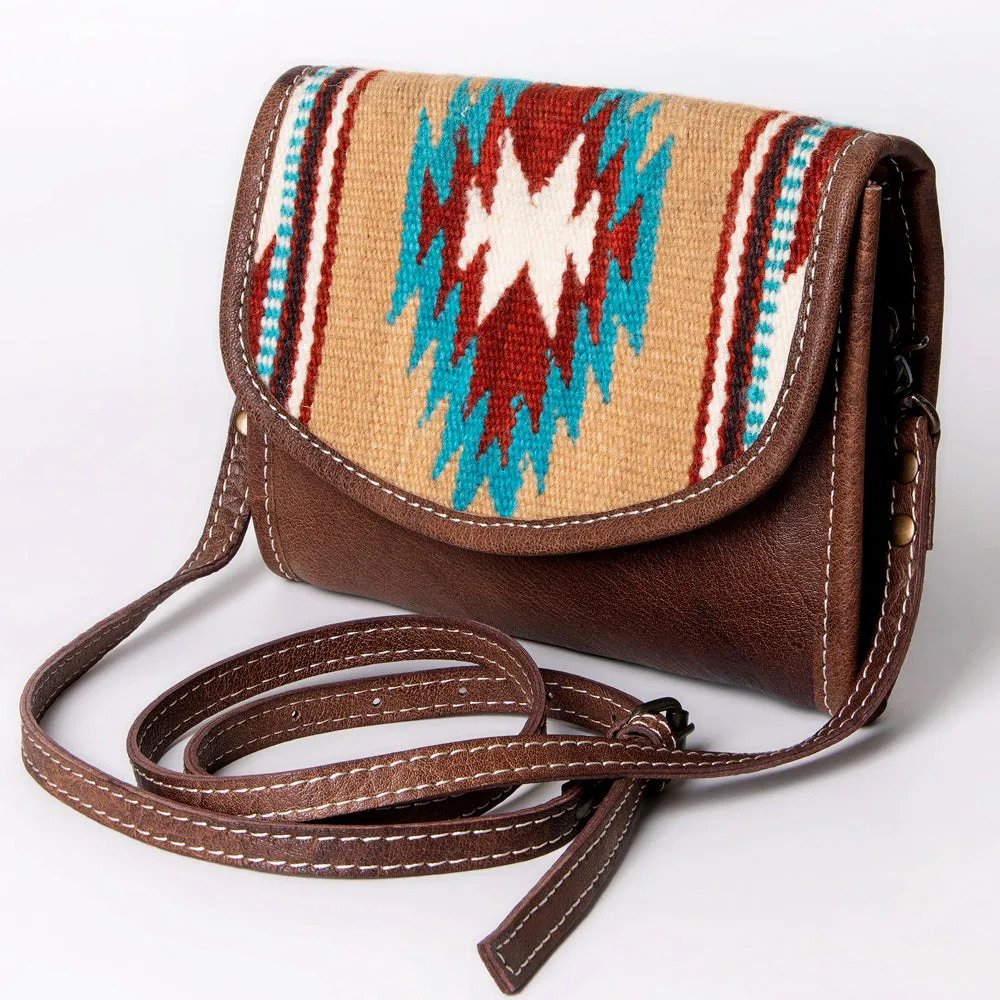 American Darling Messenger Saddle Blanket Genuine Leather women bag western handbag purse