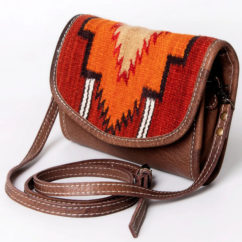 American Darling Messenger Saddle Blanket Genuine Leather women bag western handbag purse
