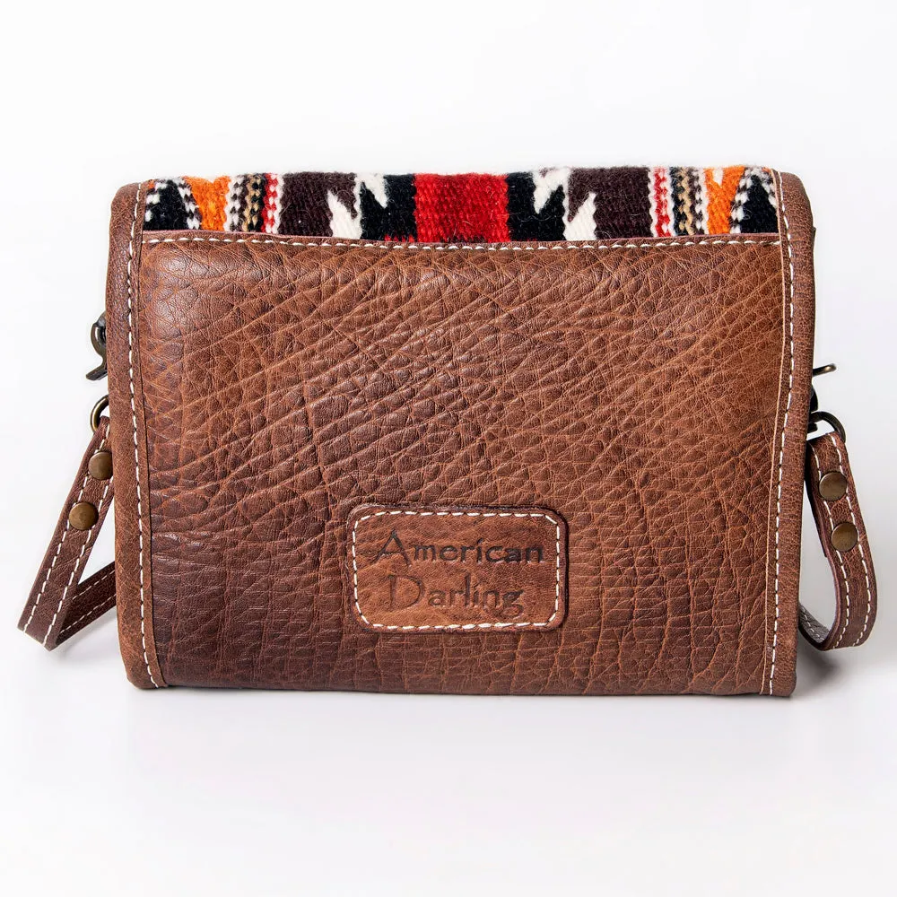 American Darling Messenger Saddle Blanket Genuine Leather women bag western handbag purse