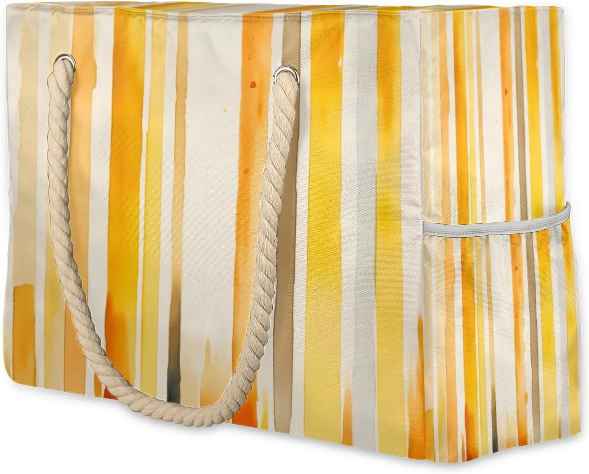 Beach Bags for Women, Large Waterproof Beach Tote Bag for Gym Grocery Travel