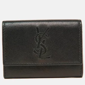 Black Leather Card Case