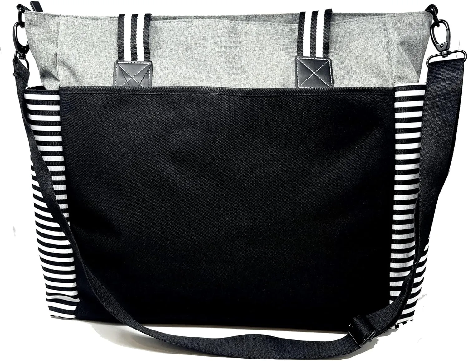 Brooke & Jess Designs Large Work Tote Bags with Pockets for Women - Travel Carry-on Laptop Bag