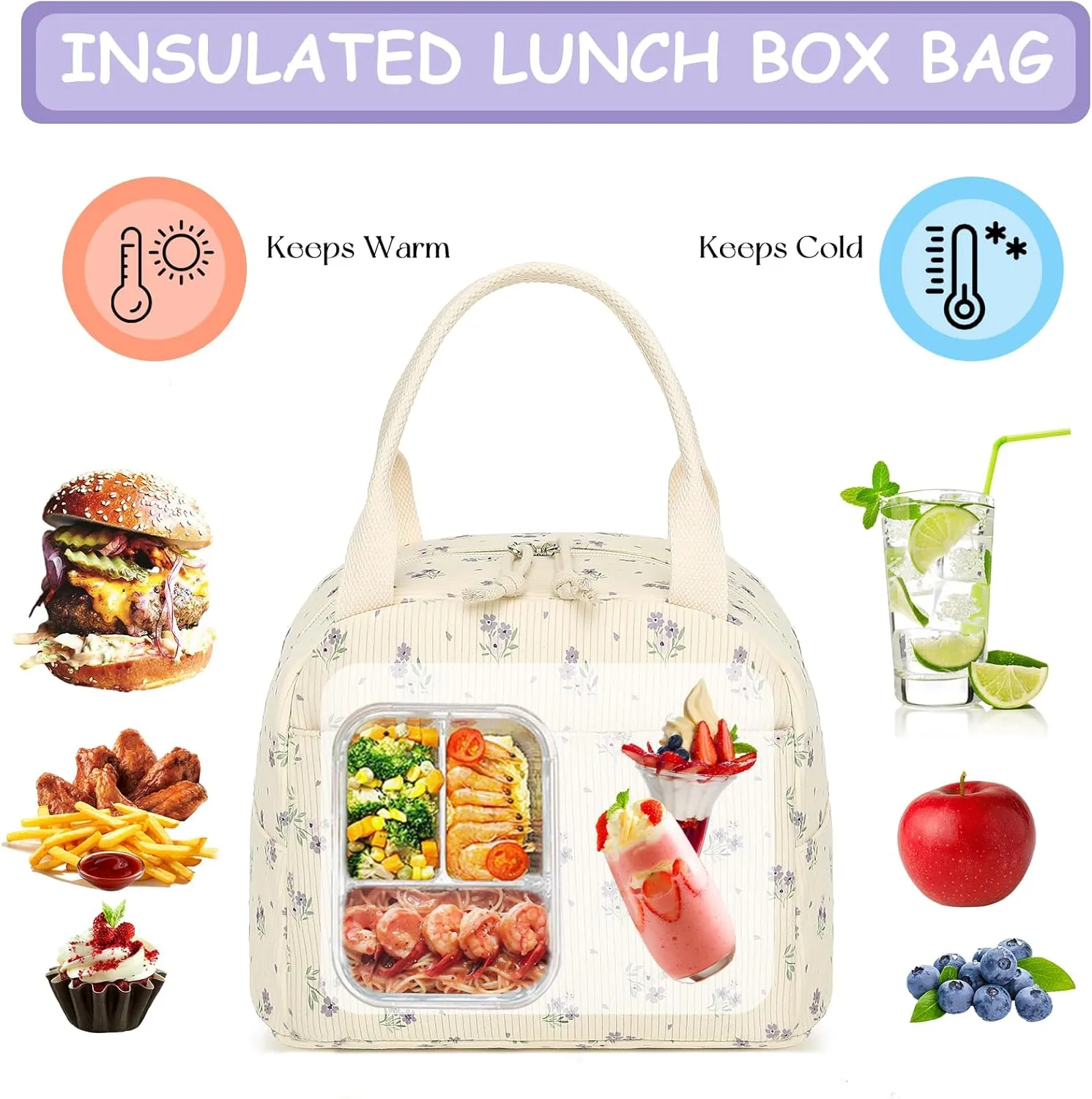 CAMTOP Backpack for School Kids Cute Backpacks for Girls Elementary Lighweight Bookbag with Lunch Box Pencil Case 3 in 1
