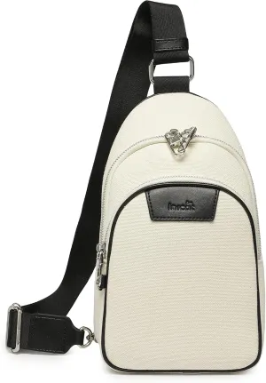 Canvas Small Sling Bag for Women Men Anti Theft Crossbody Bags RFID Blocking Cross Body Bag for Woman Travel Sling Purse