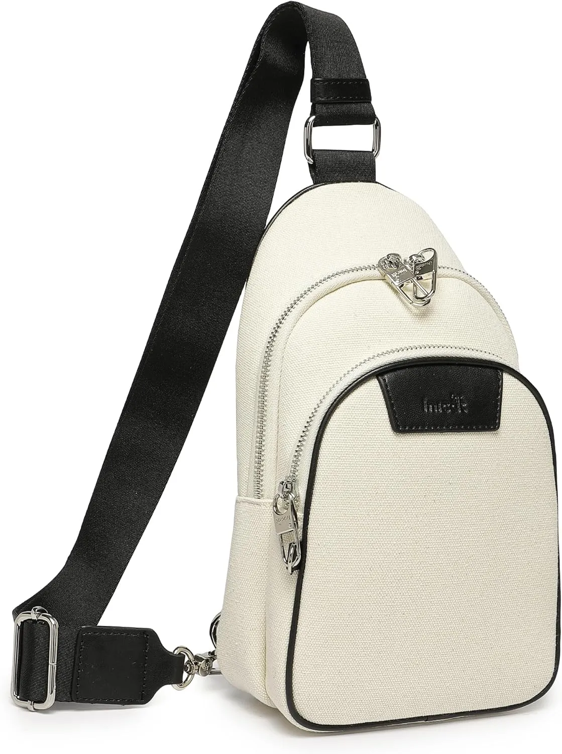 Canvas Small Sling Bag for Women Men Anti Theft Crossbody Bags RFID Blocking Cross Body Bag for Woman Travel Sling Purse