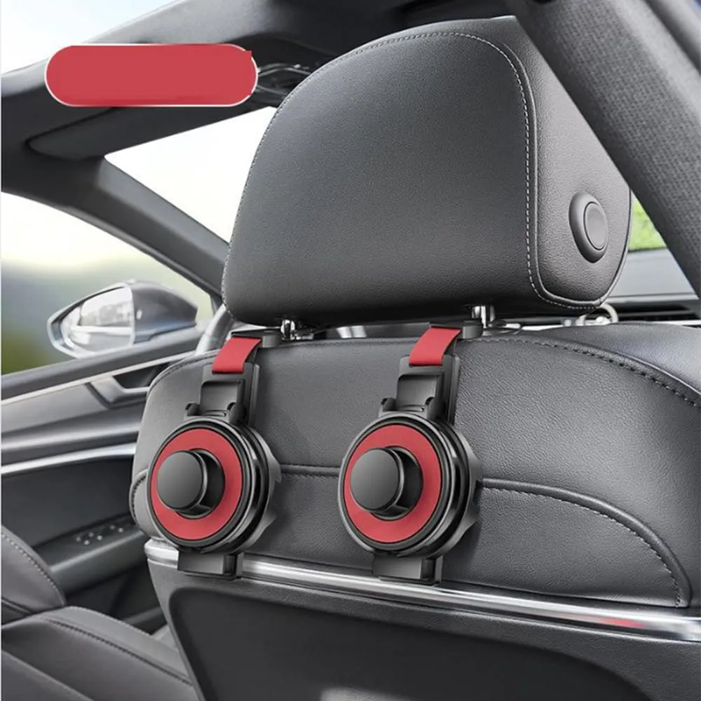 Car Seat Headrest Hook for BMW 7 Series (Short axis) E65 2001-2008,Car Seat Hooks with Phone Holder for Purse,Even Bottle,Backpacks Car Interior Storage Accessories,A