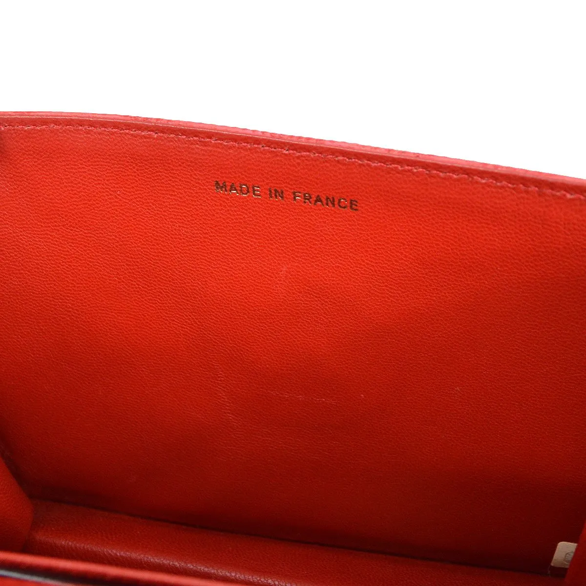Chanel 1989-1991 Red Lizard Letter Flap Bag 20633