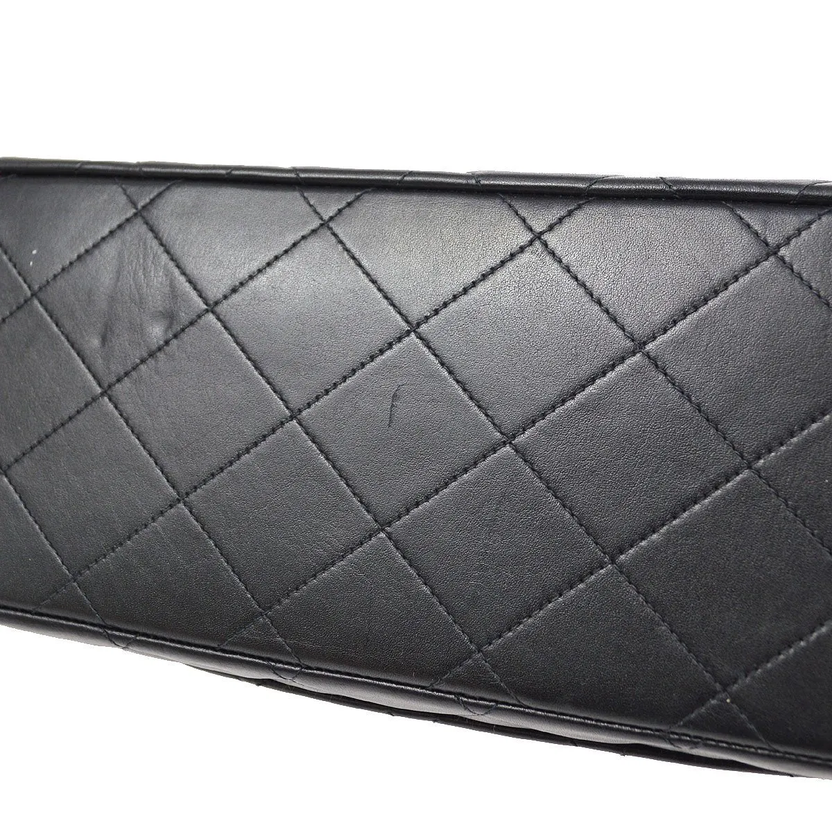 Chanel 1991-1994 Classic Flap Maxi Black Lambskin 80784