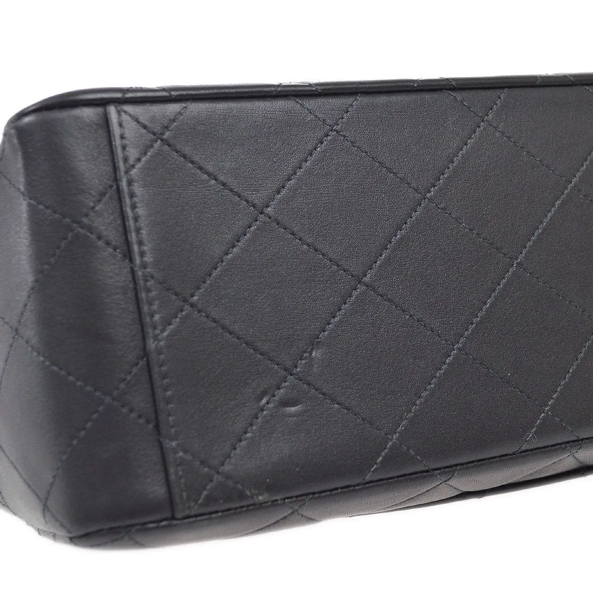 Chanel 1994-1996 Classic Flap Maxi Black Lambskin 92998