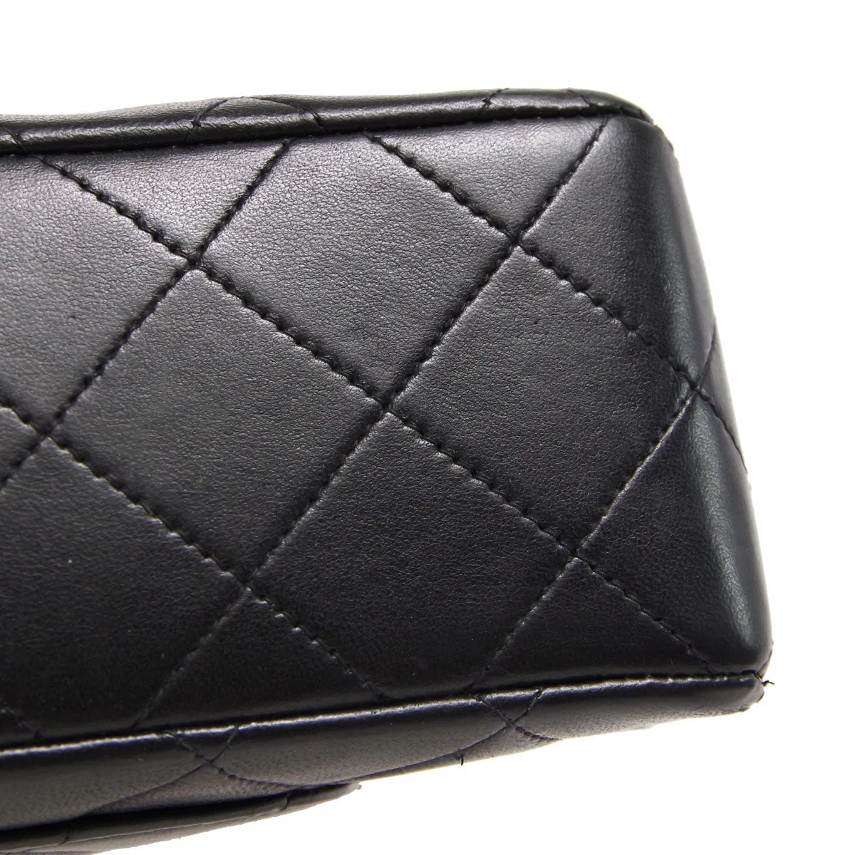 CHANEL 1996-1997 Classic Double Flap Small Black Lambskin 66942