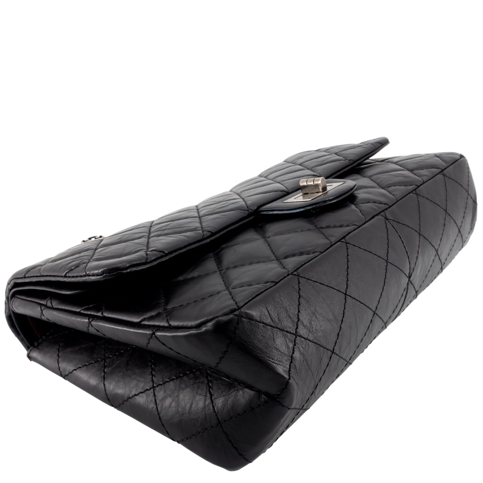 CHANEL 2.55 Large Aged Leather New Bag
