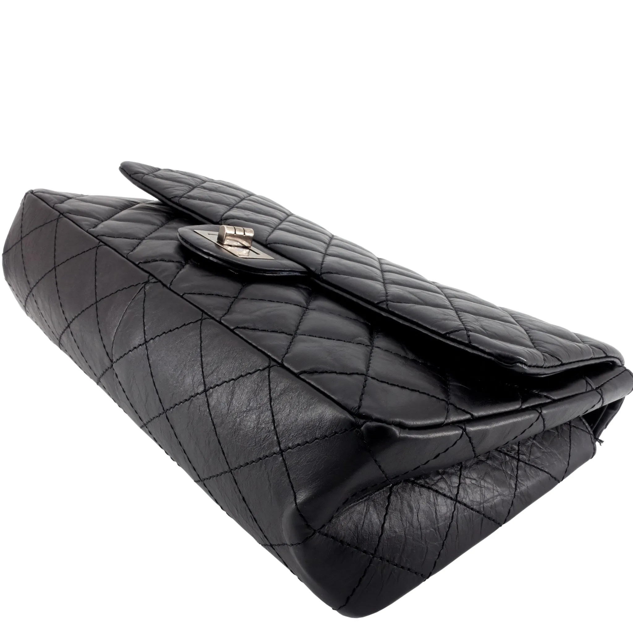 CHANEL 2.55 Large Aged Leather New Bag