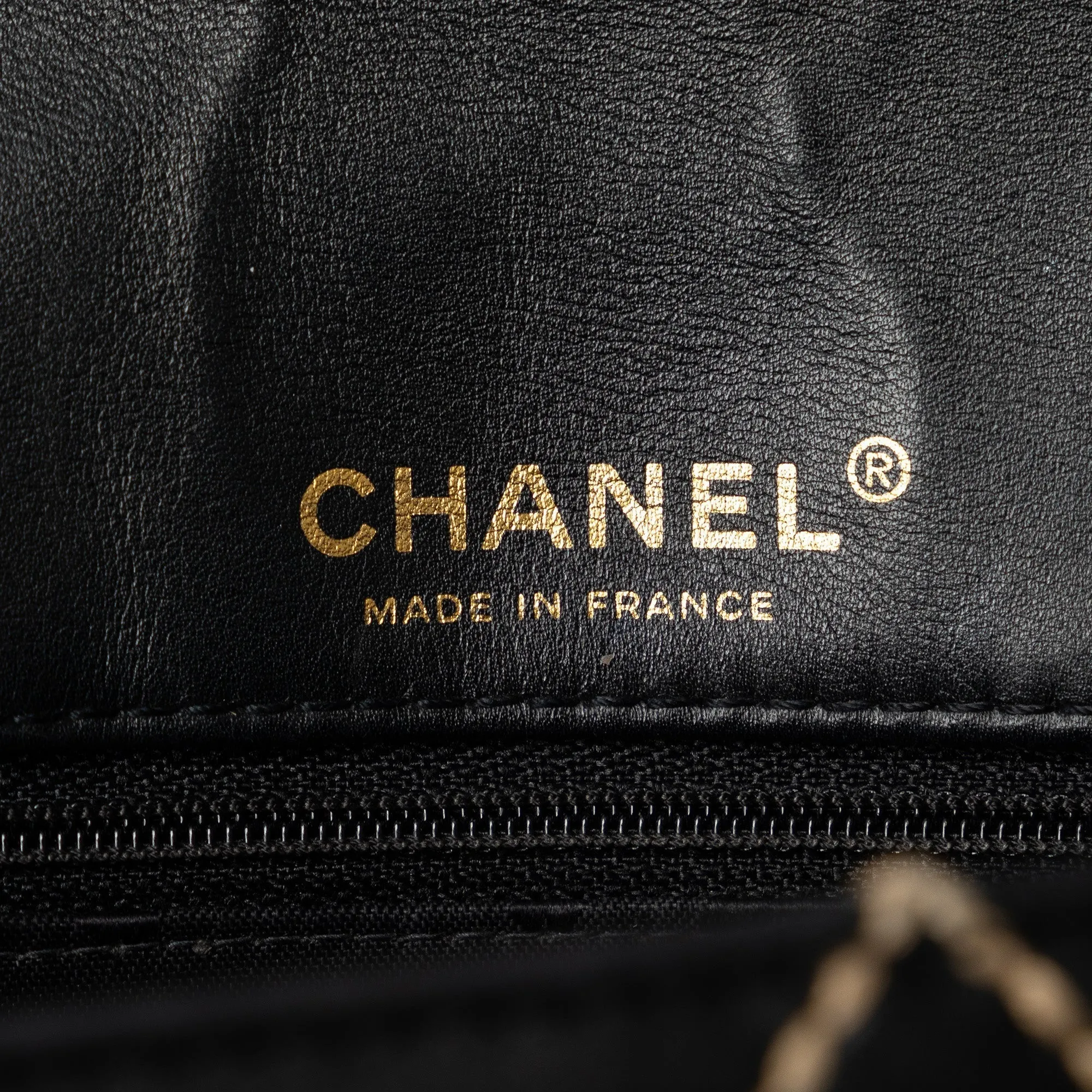 Chanel CC Wild Stitch Lambskin Flap Shoulder Bag