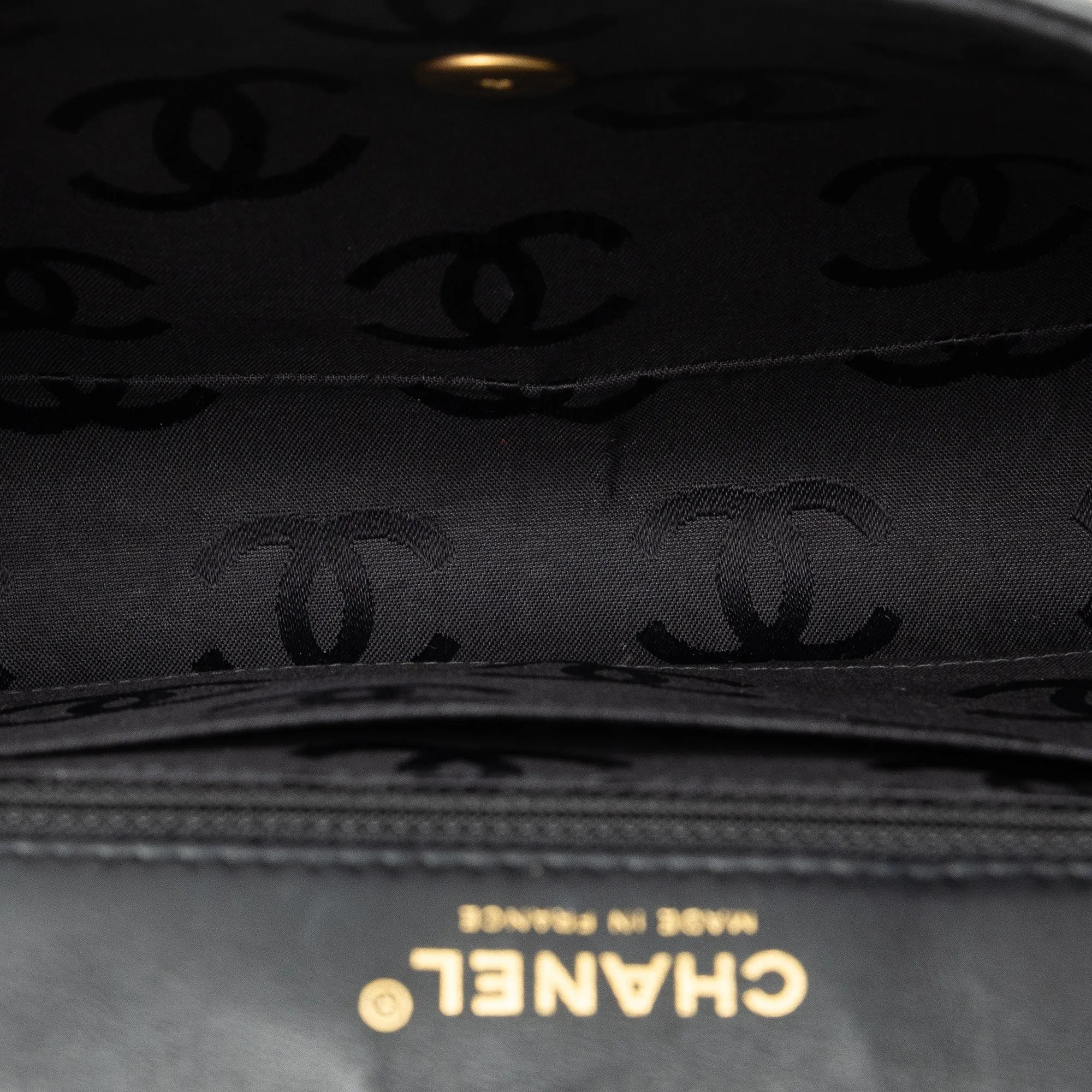 Chanel CC Wild Stitch Lambskin Flap Shoulder Bag