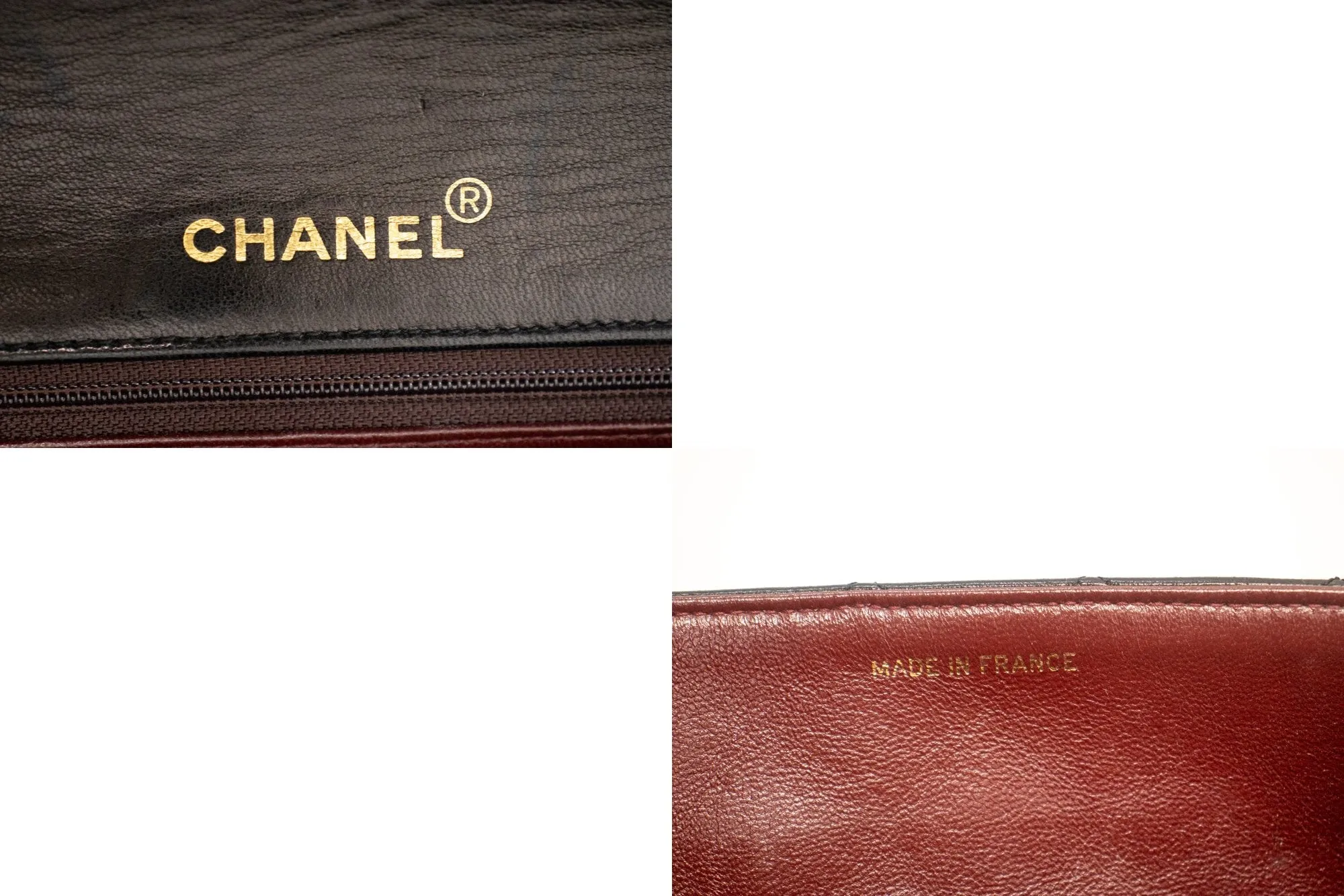 CHANEL Full New Chain Shoulder Bag Black Quilted Lambskin