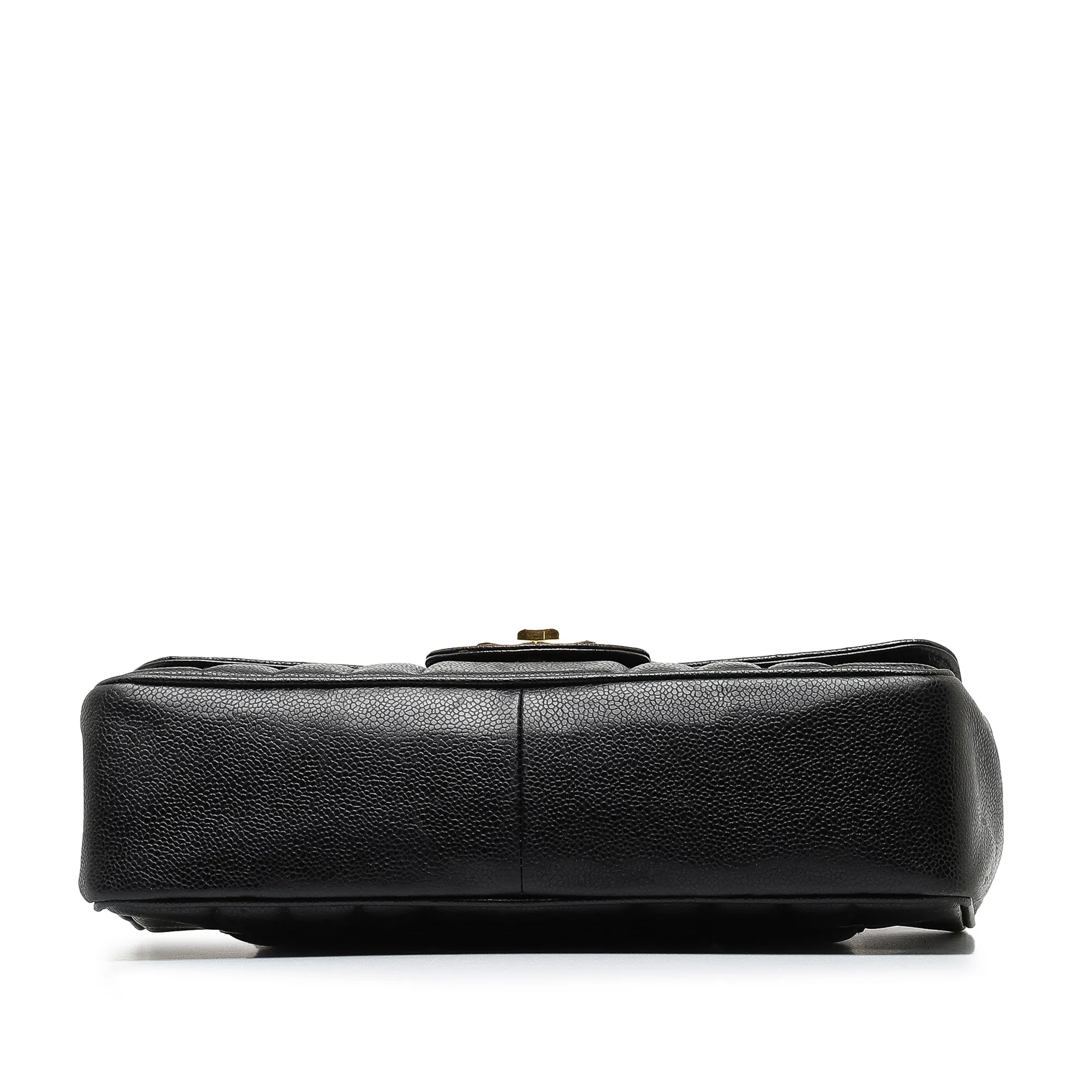 Chanel Jumbo Caviar Mademoiselle Flap Shoulder Bag