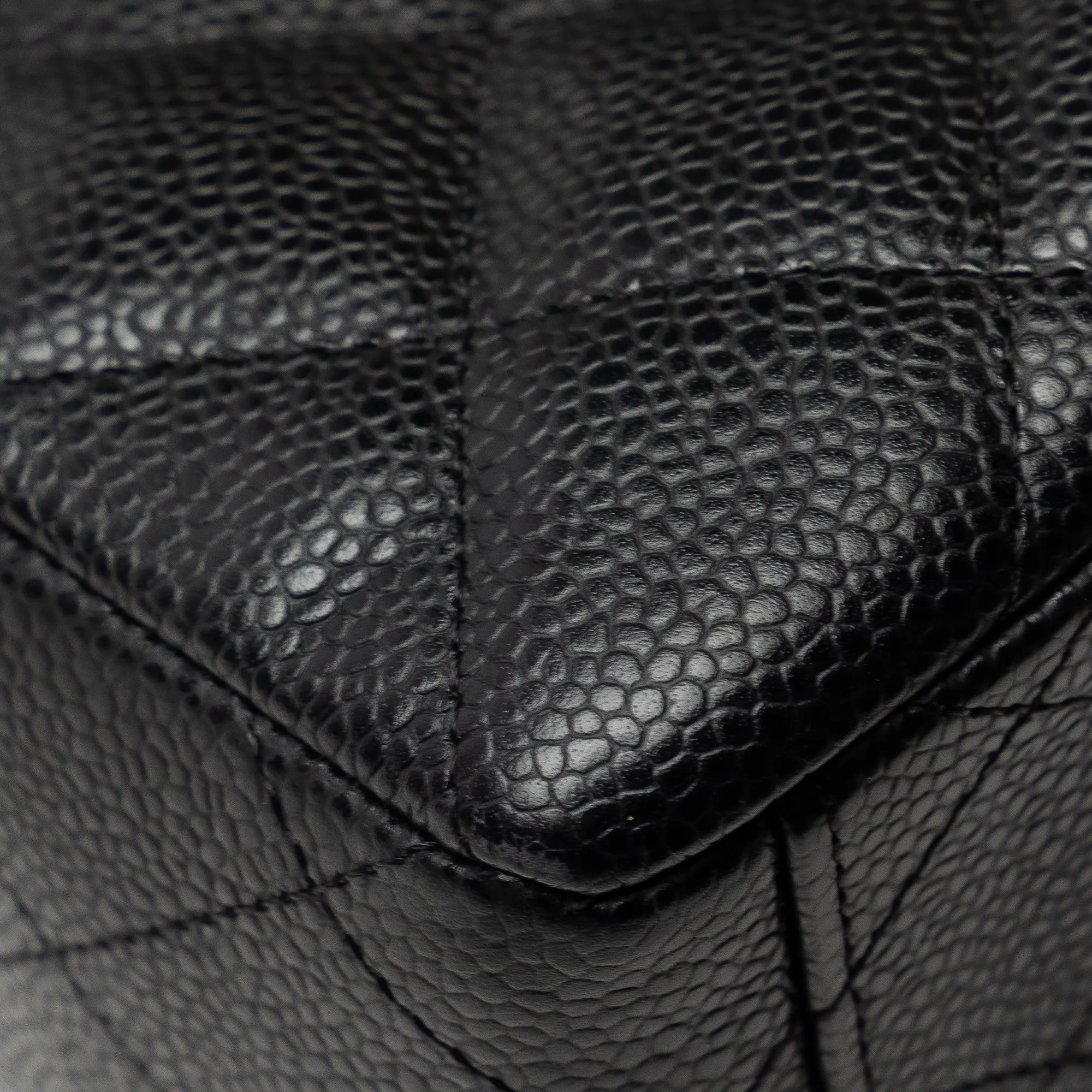Chanel Maxi Classic Caviar Double Flap Shoulder Bag