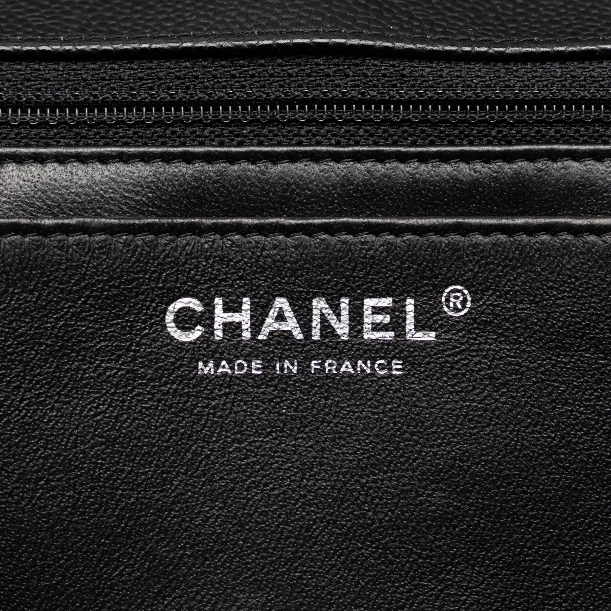 Chanel Maxi Classic Caviar Double Flap Shoulder Bag