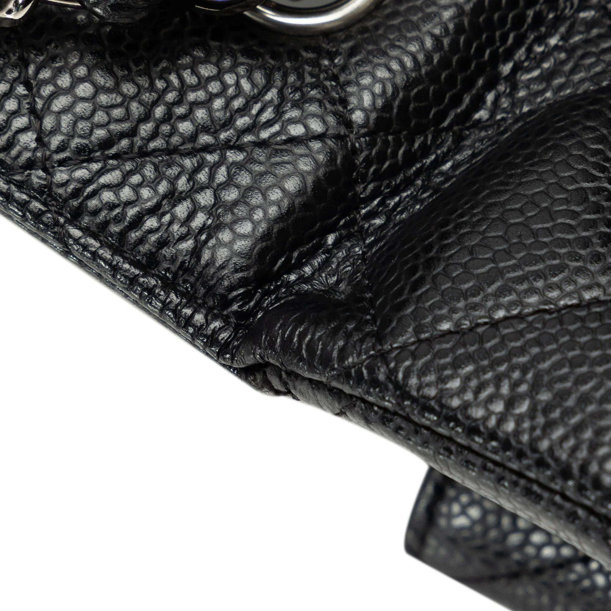 Chanel Maxi Classic Caviar Double Flap Shoulder Bag