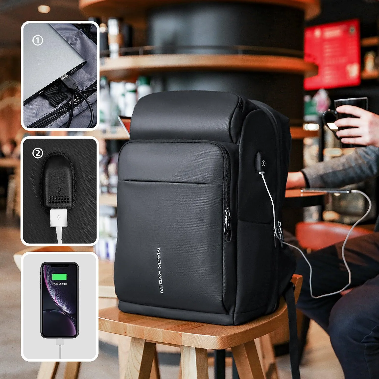 Compacto: The Versatile Spacious Carry-On Laptop Backpack 15.6 / 17.3 inch