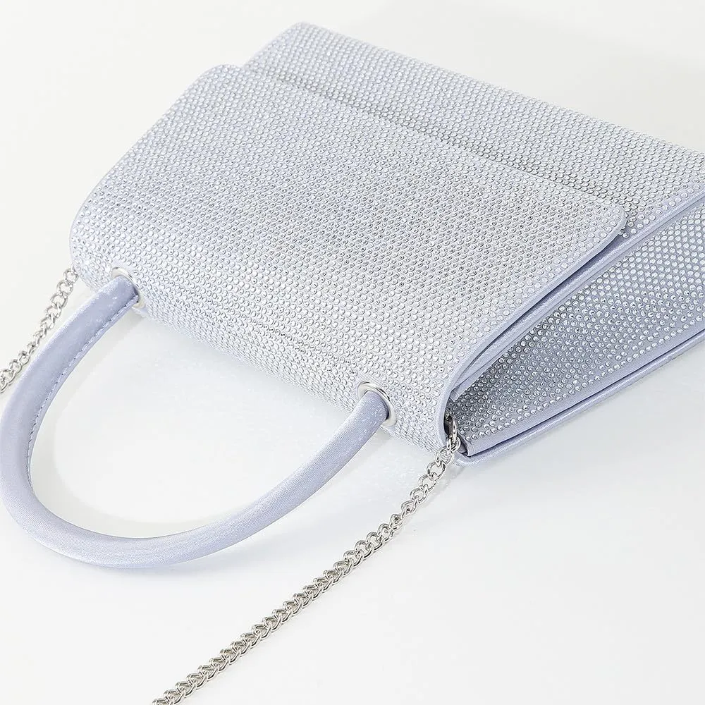 Crystal Women Handbags Ladies Purses Top-Handle Tote Handbag Rhinestones Evening Bags for Women Wedding Glitter Purse