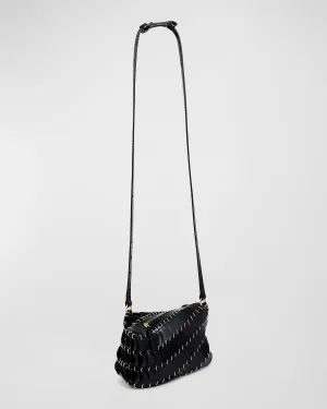 Disc Calf Leather Crossbody Bag