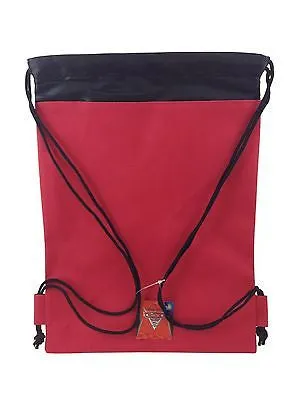 DISNEY CARS MC QUEEN RED DRAWSTRING STRING BACKPACK SCHOOL SPORT GYM TOTE BAG