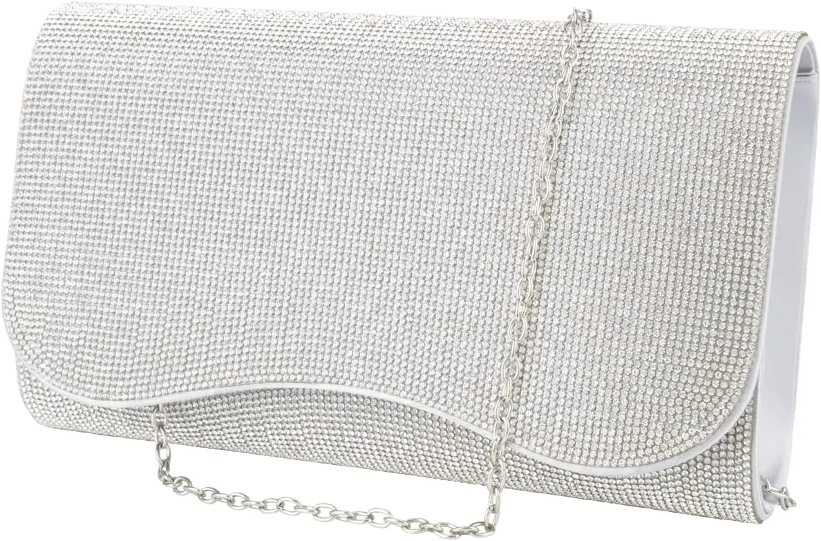 Envelope Prom Evening Bags and Clutches for Women Rhinestone Designer Purse Wedding Night Small Clutch Shoulder Bag
