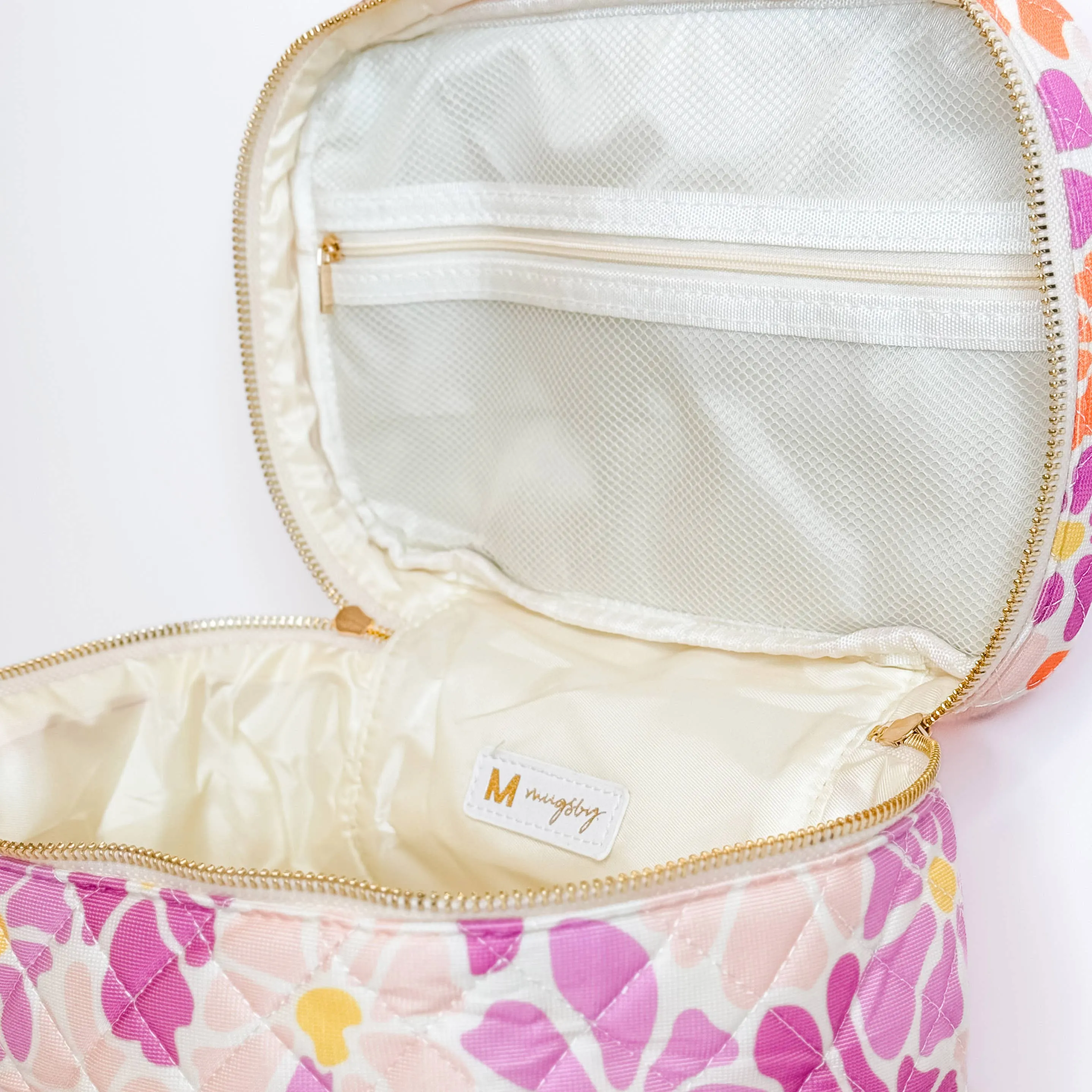 Floral Pattern Cosmetic Bag