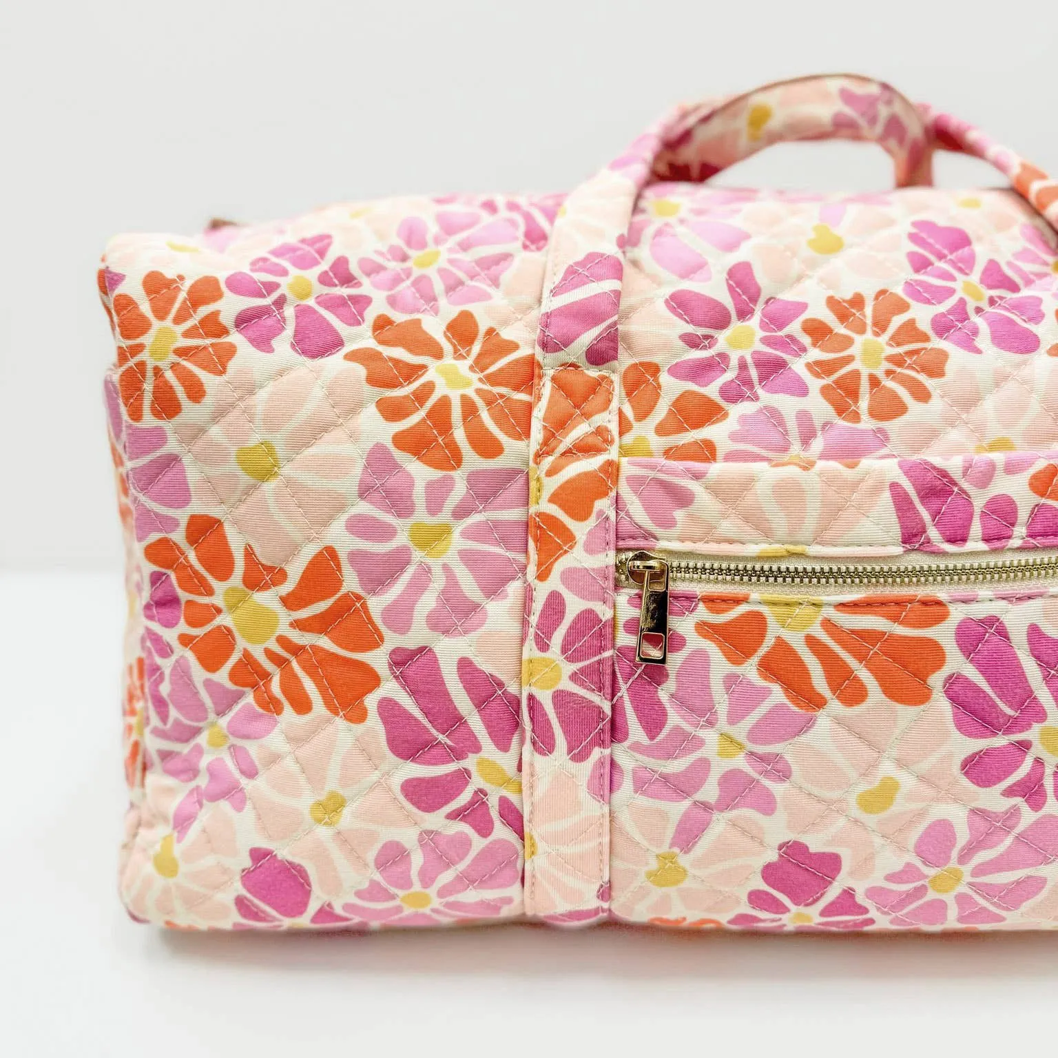 Floral Pattern Cosmetic Bag