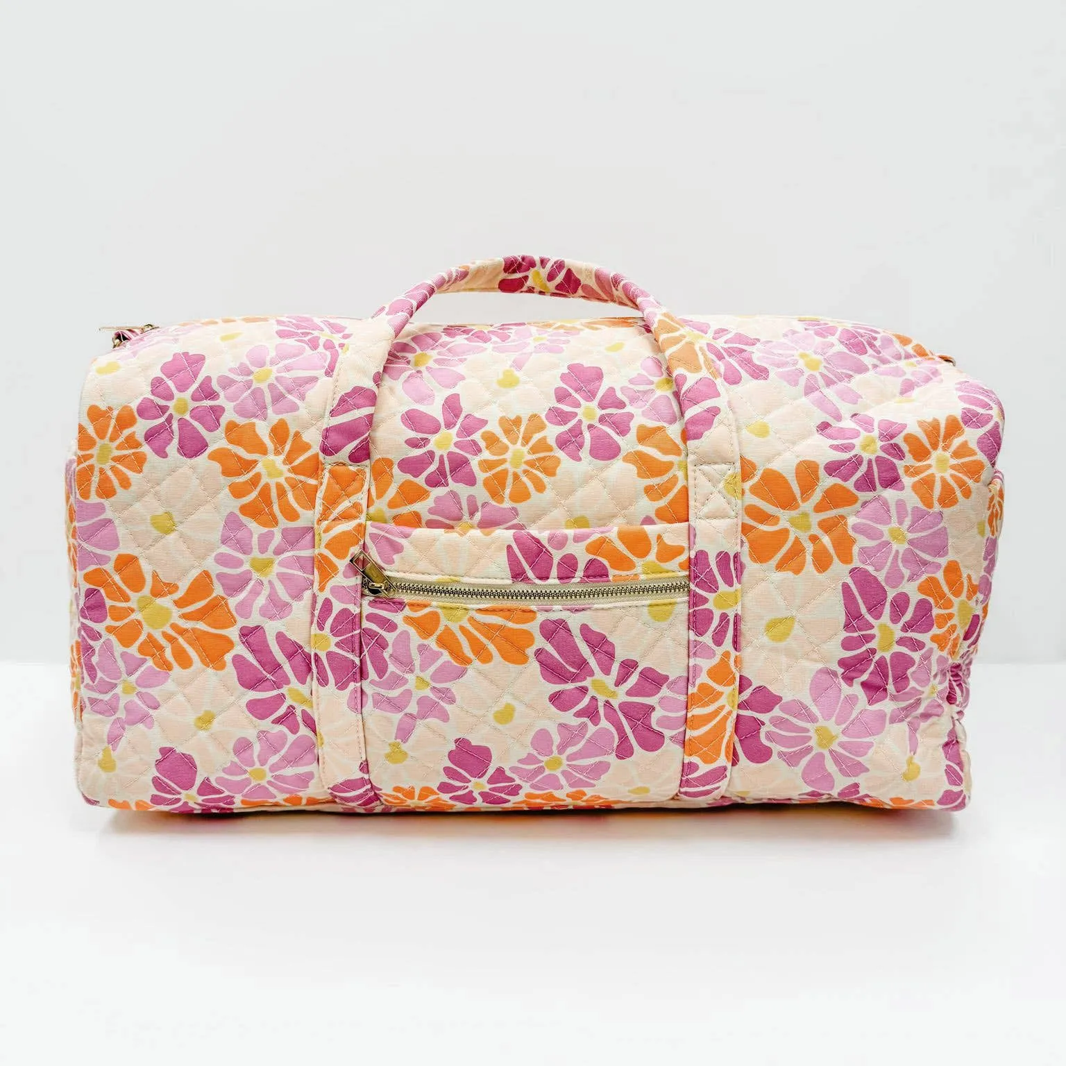 Floral Pattern Cosmetic Bag