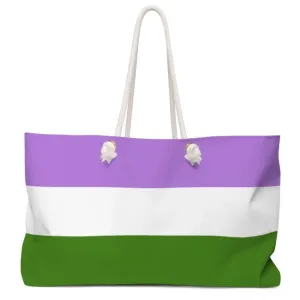 Genderqueer Flag Weekender Bag