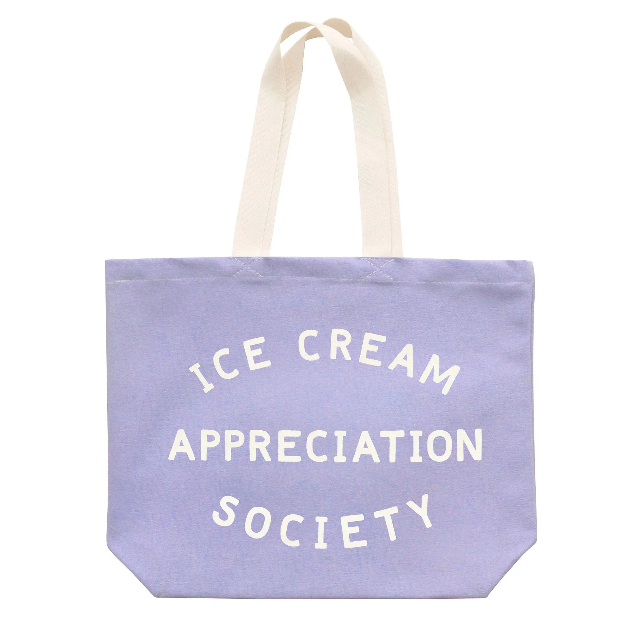 Ice Cream Appreciation Society Lavender Tote Bag