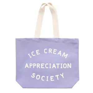 Ice Cream Appreciation Society Lavender Tote Bag