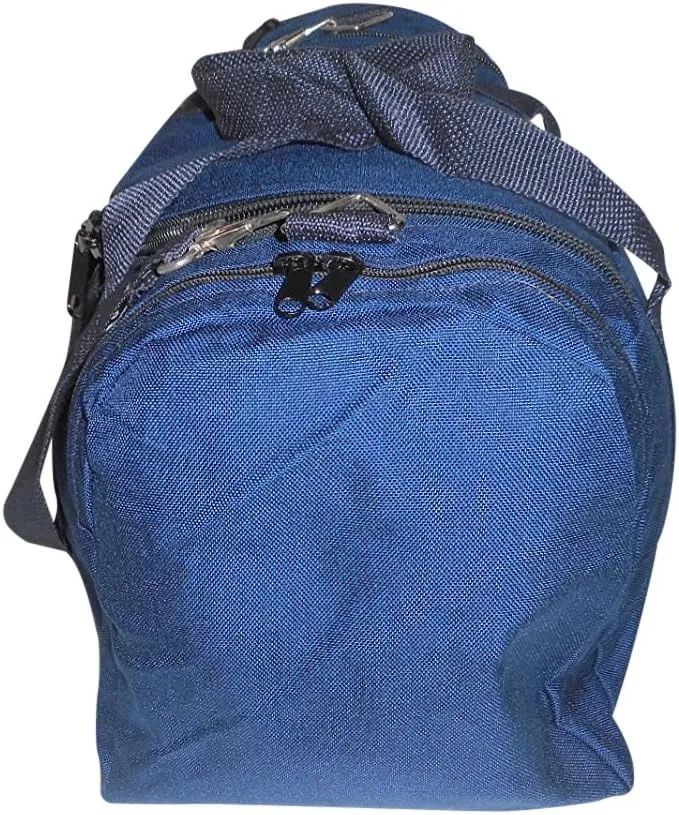 Large Triple Duffle with U Opening, Front Pocket and Two Side Compartment, Perfect Cabin Bag Made in USA.