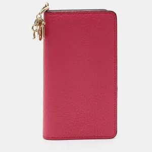 Magenta Leather iPhone 6 Folio Case