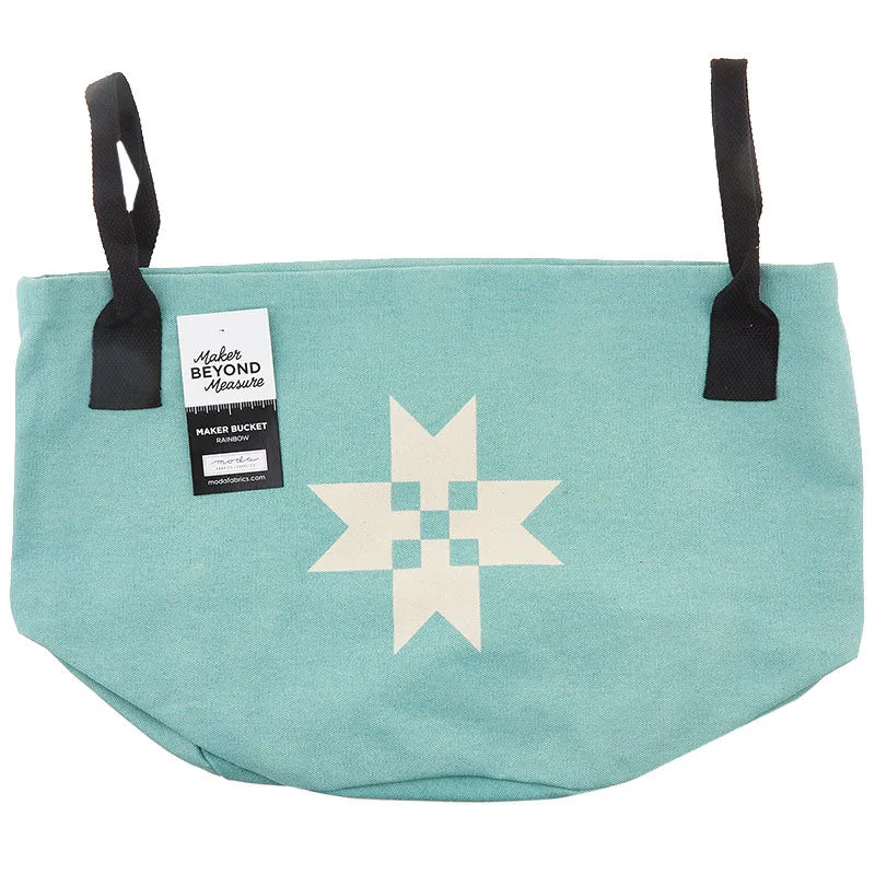 Maker Fabric Bucket - Aqua