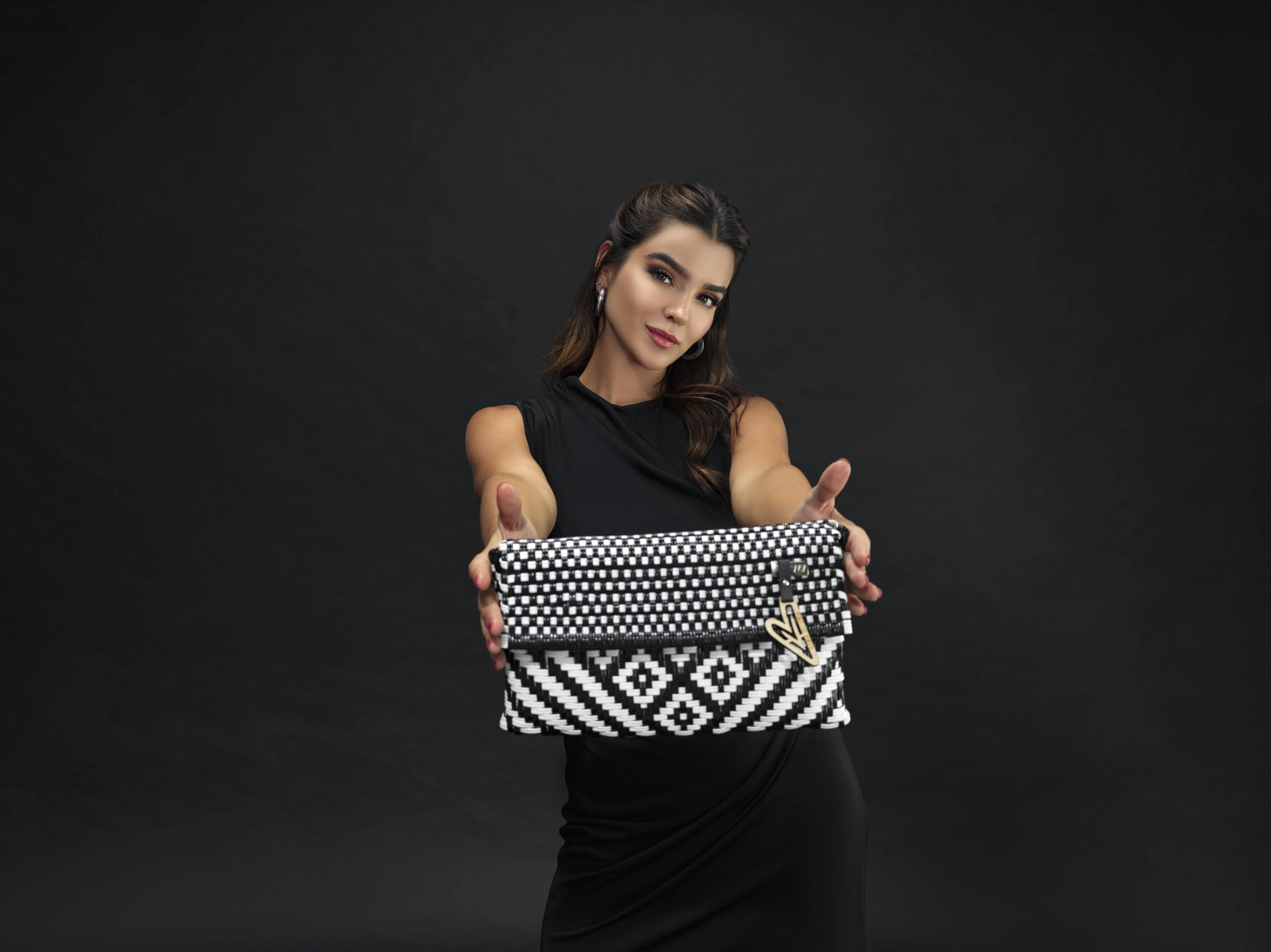 Maria Victoria | Moonlight DI  | Upcycled, Handwoven, Clutch