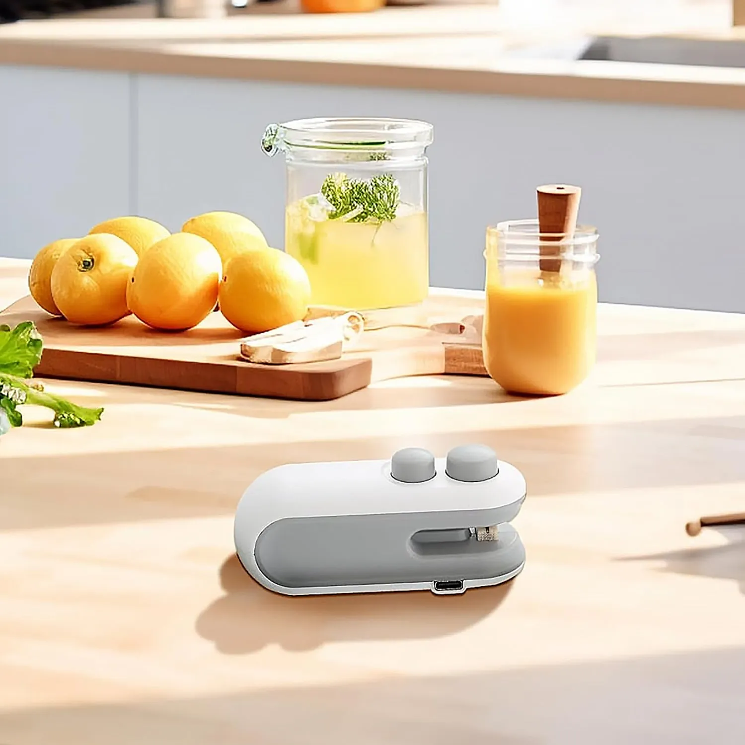 Mini 2-in-1 Bag Sealer & Cutter for Food Storage