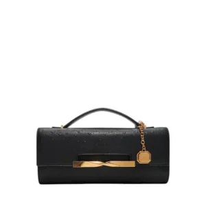 NOVIE CLUTCH - BLACK OVERFLOW