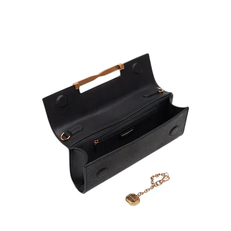 NOVIE CLUTCH - BLACK OVERFLOW